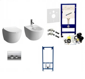 STELAŻ GEBERIT+MISA+BIDET +STELAŻ BIDET+ PRZYCISK