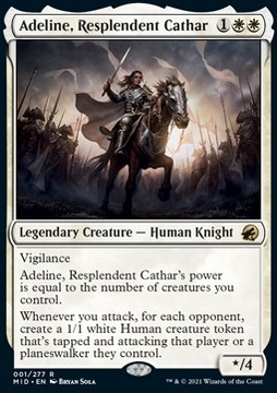 Adeline, Resplendent Cathar - FOIL - AncientCow
