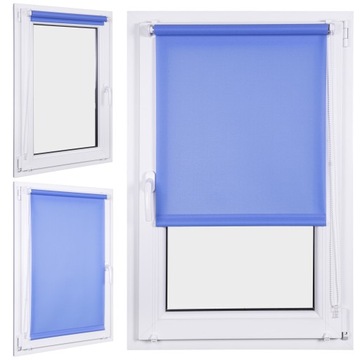 ROLETA ZACIEMNIAJĄCA 80X150 CM LECH WEWNĘTRZNA Z PROWADNICAMI NA WYMIAR