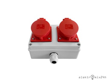 РОЗЕТКИ ЭЛЕКТРИЧЕСКОГО ЩИТА 2х32А 5П 400В