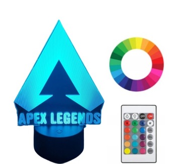APEX Legends Game Led Night Lamp Гравировка НАЗВАНИЯ