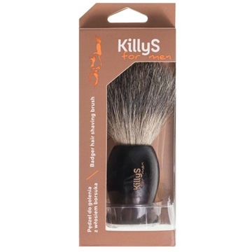 KillyS For Men Badger Hair Shaving Brush pędzel do golenia z włosiem b P1