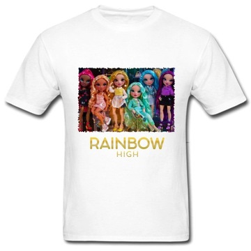 Koszulka T-shirt RAINBOW HIGH activ sport 122 134
