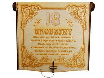 SKRZYNKA DUŻA NA 18 20 30 40 50 60 70 80 URODZINY