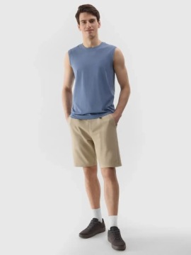 Хлопковая футболка без рукавов 4F Regular TSLEM075 > L