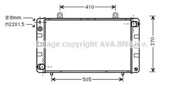 AVA QUALITY COOLER SB2003 CHLADIČ SYSTÉM CHLAZENÍ MOTORU