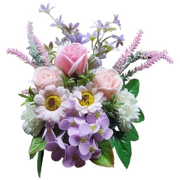 Мыло цветы букет розы ромашки ПОДАРОК ​​- подарок на День матери