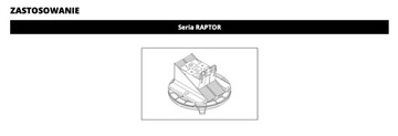Korektor nachylenia 7% do wspornika pod legary Raptor