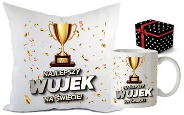 Zestaw poduszka + kubek PREZENT DLA WUJKA