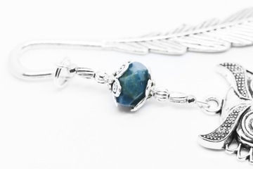 ЗАКЛАДКА сова АПАТИТ КАМЕНЬ на Рождество