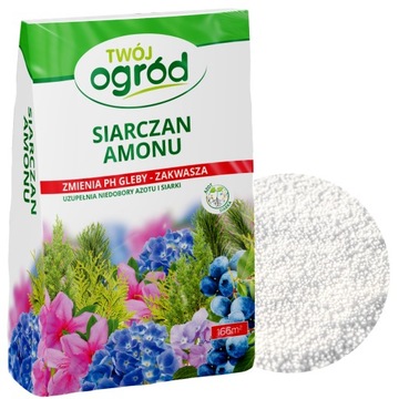 SIARCZAN AMONU 5KG NAWÓZ ZAKWASZAJĄCY WIOSENNY STARTOWY DO KWAŚNOLUBNYCH