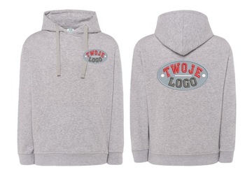 Bluza JHK z własnym haftem LOGO FIRMY nadruk M