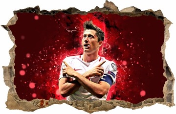 ROBERT LEWANDOWSKI Naklejka na ścianę 60x39 #140