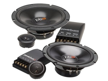 Głośniki samochodowe dwudrożne odseparowane PowerBass S-60C 165 mm RMS 70W