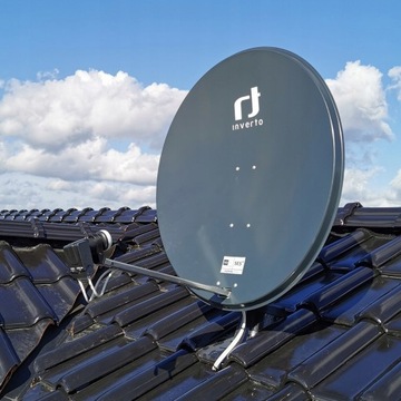 СПУТНИКОВАЯ АНТЕННА ИНВЕРТО-ТАРЕЛКА 100 СМ С ДВОЙНЫМ КОНВЕРТЕРОМ