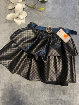 110 116 spódnica efektowna pasek swieta elegancka