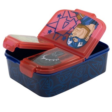 AVENGERS HULK ŚNIADANIÓWKA TRZY PRZEGRÓDKI BOX