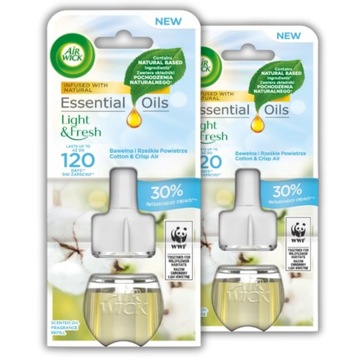 Air Wick Light Fresh Wkład Bawełna 2x19ml