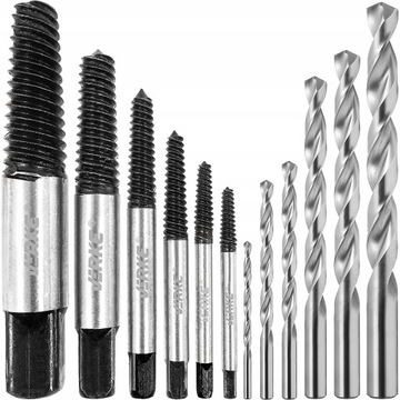 VERKE V86480 WYKRĘTAKI DO URWANYCH ZERWANYCH UKRĘCONYCH ZŁAMANYCH ŚRUB