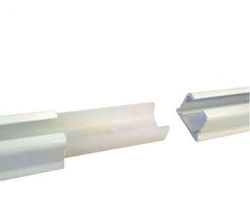 БЕЛАЯ рейка, Одинарный карниз ZS-150 см Creativa