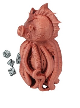 Осьминог в стиле стимпанк - башня для игральных костей - FatesEnd Octopunk Dice Tower DT1