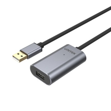 Przedłużacz USB Unitek Y-272 czarny 10 m