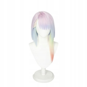 Anime Cyberpunk Edgerunners Lucy Cosplay Peruka