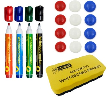 Белая магнитная доска для сухого стирания 60х40.