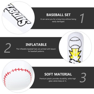 ПЛЯЖНЫЕ ИГРУШКИ, ВОЗДУХОДУВКИ, СПОРТИВНАЯ ТЕМА БЕЙСБОЛА