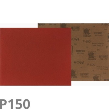 Бумага INDASA Red-Line Rhynowet P150 на водной основе