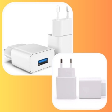 СЕТЕВОЕ ЗАРЯДНОЕ УСТРОЙСТВО USB ДЛЯ ТЕЛЕФОНА УНИВЕРСАЛЬНОЕ БЫСТРОЕ МОЩНОЕ ДЛЯ ФОНАРОВ