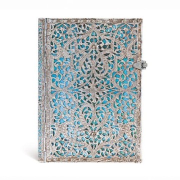 Notatnik w linie Paperblanks - Maya Blue - midi