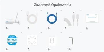 Умная IP-камера Reolink W320, обнаружение 5 МП + КАРТА 64 ГБ