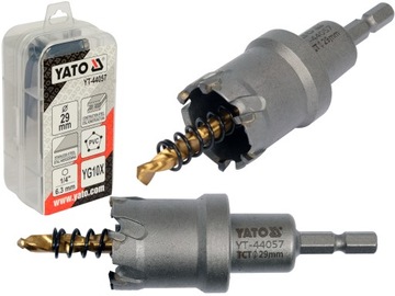 YATO OTWORNICA TCT DO METALU 29MM WĘGLIK SPIEKANY KORONKA