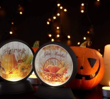 Светодиодная лампа 2 шт Декоративный осенний орнамент Dyna