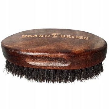 Zestaw Beard Bross Szczotka Grzebień wzornik brody tempera kosmetyczka