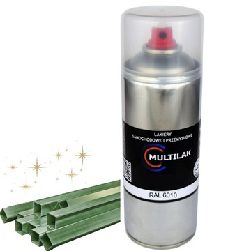 Lakier farba w sprayu do aluminium RAL 6010 Połysk