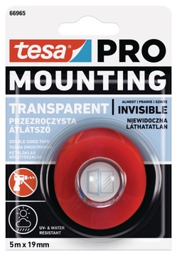 Taśma tesa PRO Mounting 5m x 19mm przezroczysta