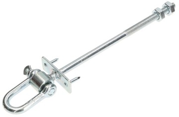 HAK HUŚTAWKOWY Z SZEKLĄ I BOLCAMI M10 X 190 MM