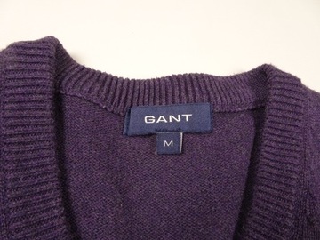 Gant Sweter Bluza Bawełna V-Neck M