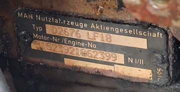 В КОМПЛЕКТЕ ДВИГАТЕЛЬ MAN D2676 LF18 480/540 км ЕВРО 5