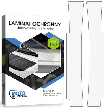 FOLIA OCHRONNA PPF NA PROGI tylne NISSAN QASHQAI I