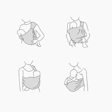 Переноска-кенгуру из хлопчатобумажной ткани, дружелюбная к коже, мягкая, экономящая труд, переноска-слинг для младенцев