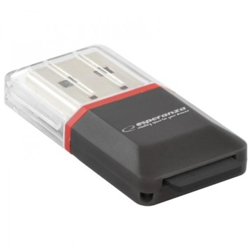 CZYTNIK ESPERANZA NA USB 2.0 DO microSD / SDHC /TF