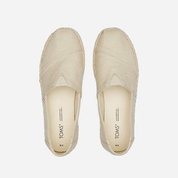 Toms Toms, Natural, Heavy Twill W Platform 1001783