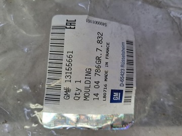 LIŠTA LEVÝ ZADNÍ OPEL ASTRA H OE 13155661