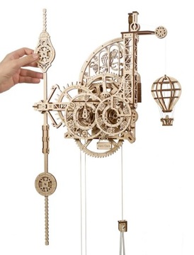 AERO CLOCK. ZEGAR ŚCIENNY Z WAHADŁEM
