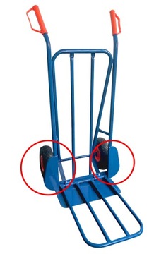 Wózek młynarka - 280 kg wózek transportowy DWIE PLATFORMY Mocny