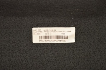 POLIČKA KUFRU TOYOTA CHR 16-2023R ORIGINÁLNÍ