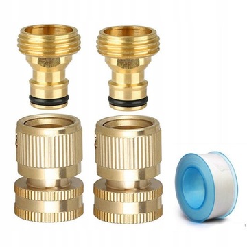 5pcs/set With Seal Tape Rustproof Watering Male Fe